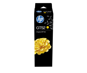 HP Bouteille d'encre jaune GT52 authentique
