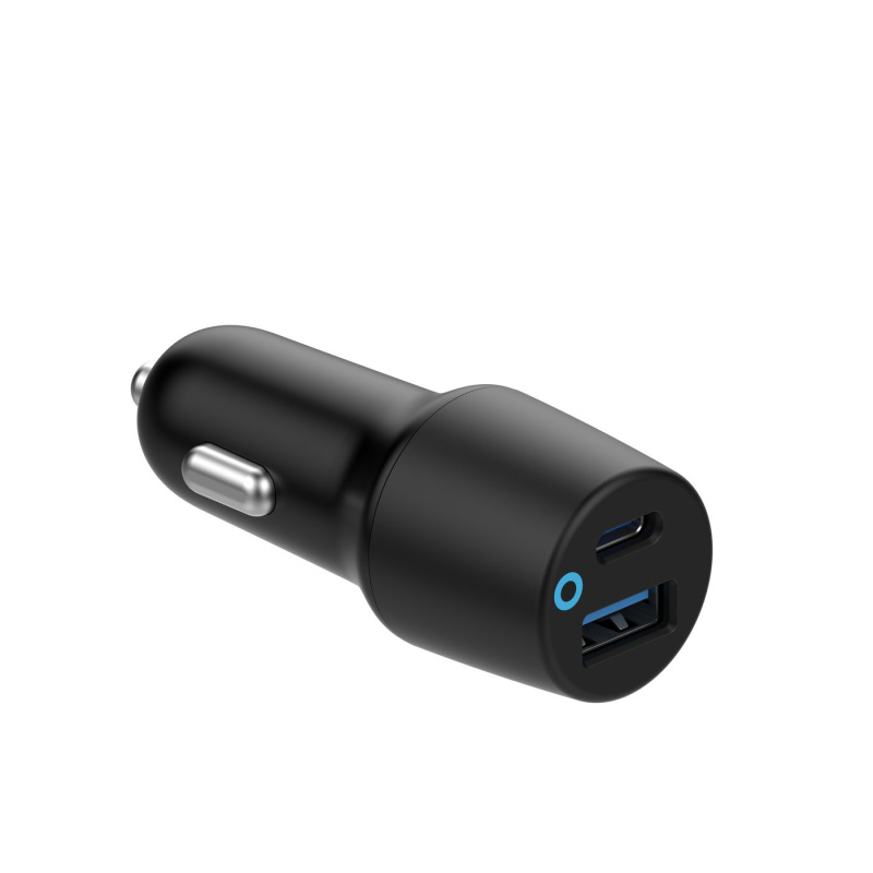 eSTUFF ES631031 chargeur d'appareils mobiles Téléphone portable Noir Allume-cigare Charge rapide Auto