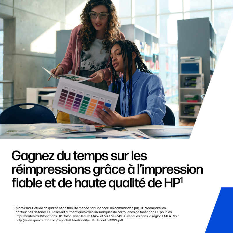 HP Cartouche de toner laser authentique 106A, noir