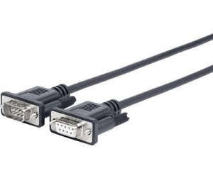 Vivolink PRORS5 câble Série Noir 5 m RS-232