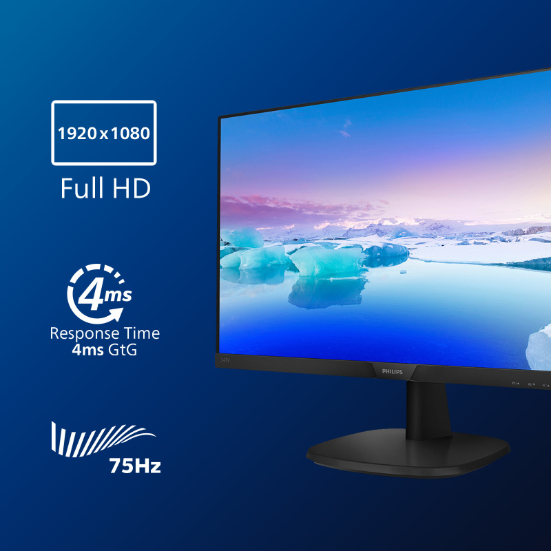 Philips V Line Moniteur LCD Full HD 273V7QDAB/00