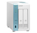 QNAP TS-231K serveur de stockage NAS Tower Ethernet/LAN Turquoise, Blanc Alpine AL-214