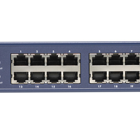 NETGEAR JGS524 Non-géré Gigabit Ethernet (10/100/1000) Bleu