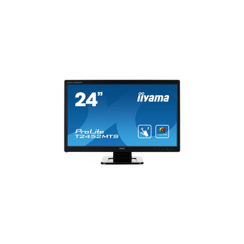 iiyama T2452MTS-3 écran plat de PC 59,9 cm (23.6") 1920 x 1080 pixels Full HD LED Écran tactile Noir