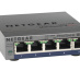NETGEAR 5-Port ProSAFE Gigabit PoE Plus Géré L2 Gigabit Ethernet (10/100/1000) Connexion Ethernet, supportant l'alimentation via ce port (PoE) Gris