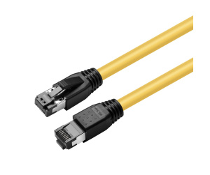 Microconnect MC-SFTP801Y câble de réseau Jaune 1 m Cat8.1 S/FTP (S-STP)