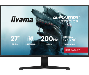 iiyama G-MASTER G2771QS-B1 écran plat de PC 68,6 cm (27") 2560 x 1440 pixels Wide Quad HD Noir