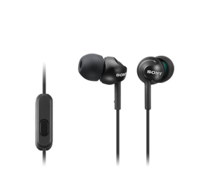 Sony MDR-EX110AP Casque Avec fil Ecouteurs Appels/Musique Noir