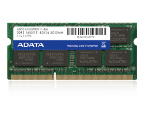 ADATA AD3S1600C4G11-RM module de mémoire 4 Go 1 x 4 Go DDR3 1600 MHz