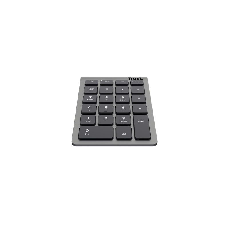Trust Xalas clavier numérique PC portable/de bureau RF sans fil Argent