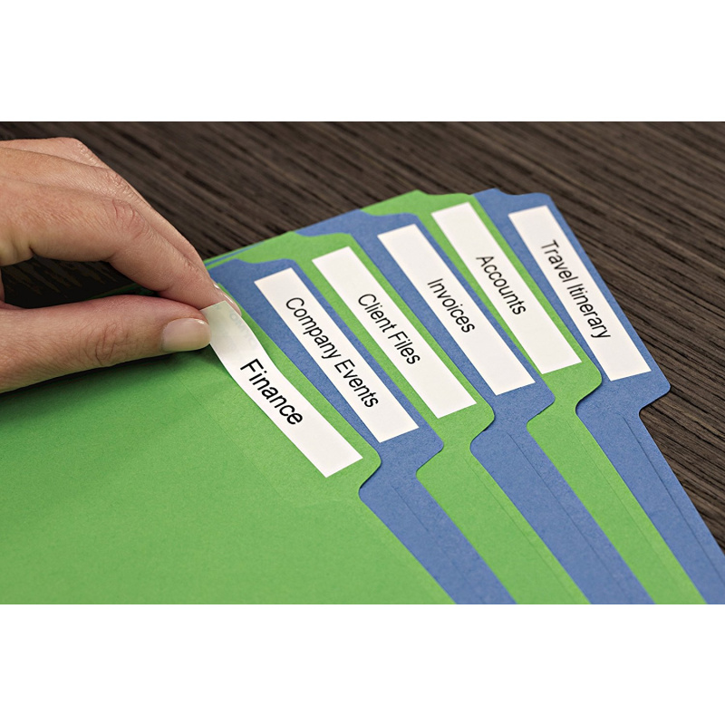 DYMO D1 - Standard Étiquettes - Noir sur blanc - 12mm x 7m