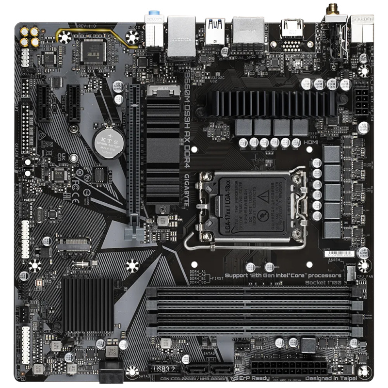 GIGABYTE B660M DS3H AX DDR4 carte mère Intel B660 LGA 1700 micro ATX