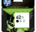 HP 62XL cartouche d'encre noire grande capacité authentique