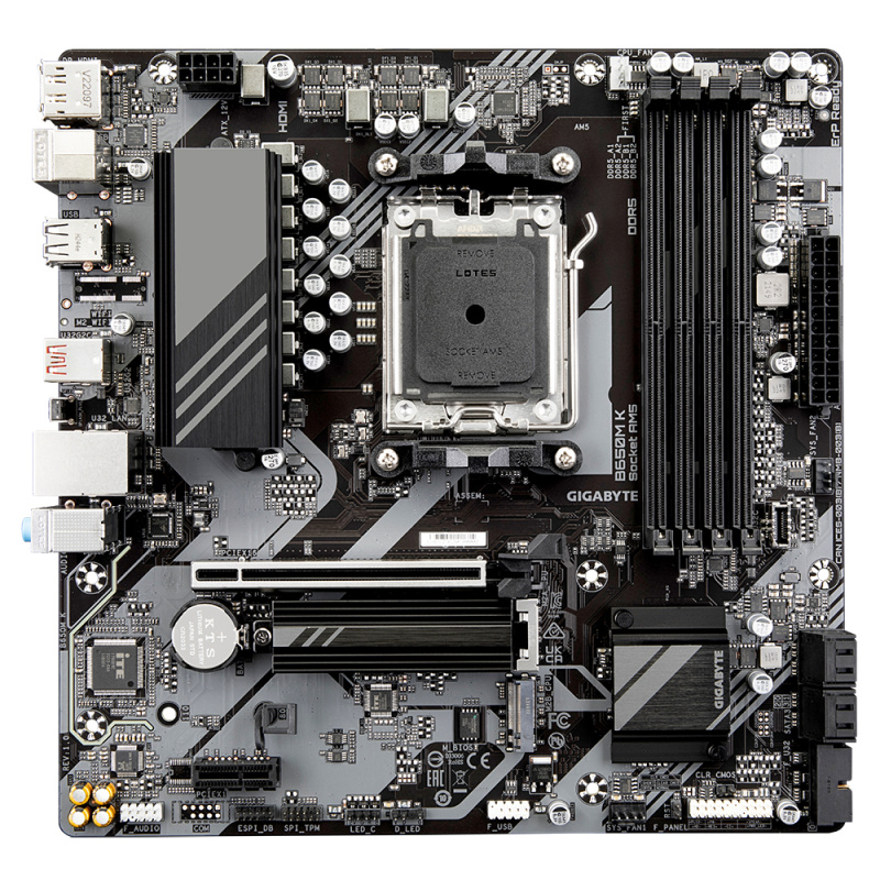 GIGABYTE B650M K carte mère AMD B650 Emplacement AM5 micro ATX