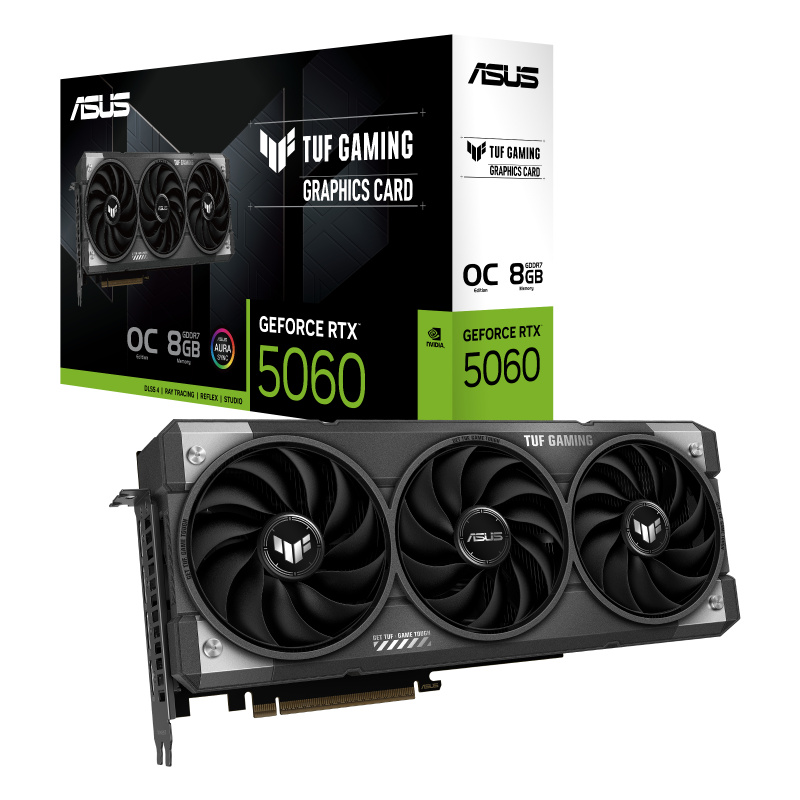 ASUS TUF Gaming TUF-RTX5060-O8G-GAMING NVIDIA GeForce RTX 5060 8 Go GDDR7