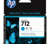HP Cartouche d'encre DesignJet 712, cyan, 29 ml