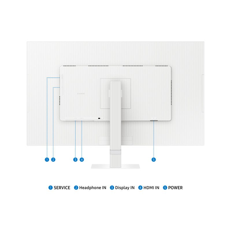 Samsung S70D écran plat de PC 81,3 cm (32") 3840 x 2160 pixels 4K Ultra HD LCD Blanc