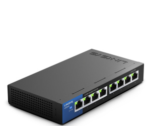 Linksys Switch 8 ports Gigabit Business à poser sur bureau (LGS108)