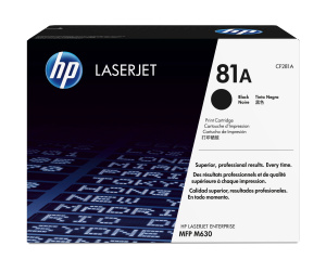 HP 81A toner LaserJet noir authentique