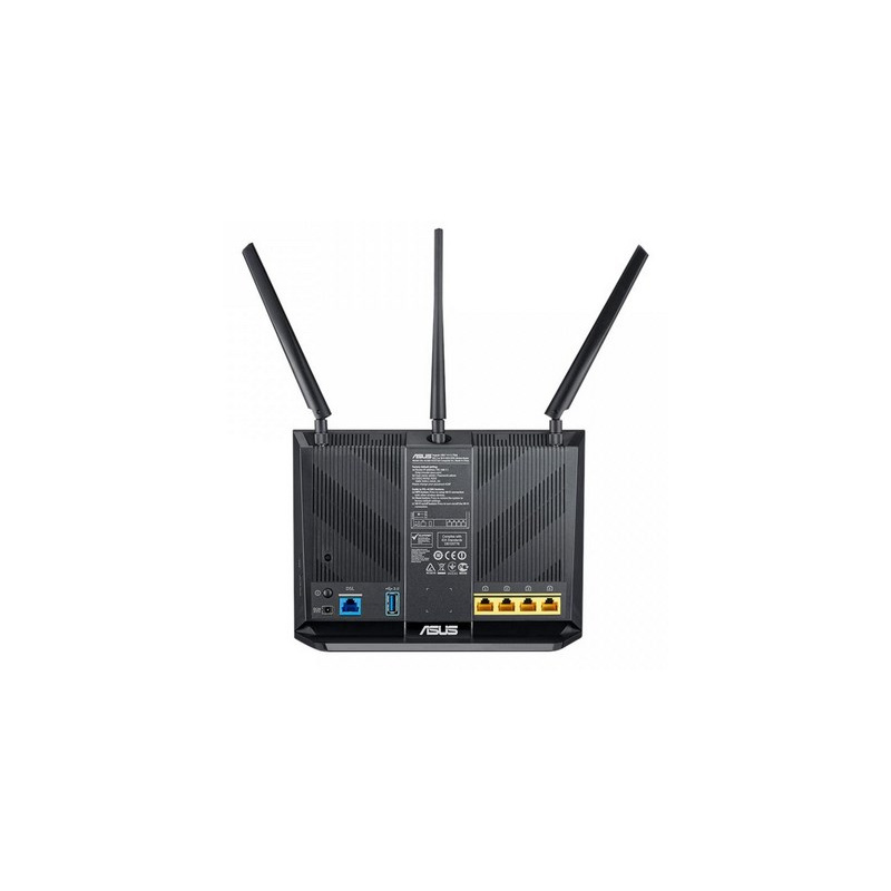 ASUS DSL-AC68U routeur sans fil Gigabit Ethernet Bi-bande (2,4 GHz / 5 GHz) Noir