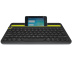 Logitech Bluetooth® Multi-Device Keyboard K480 clavier Universel AZERTY Français Noir