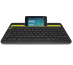 Logitech Bluetooth® Multi-Device Keyboard K480 clavier AZERTY Français Noir