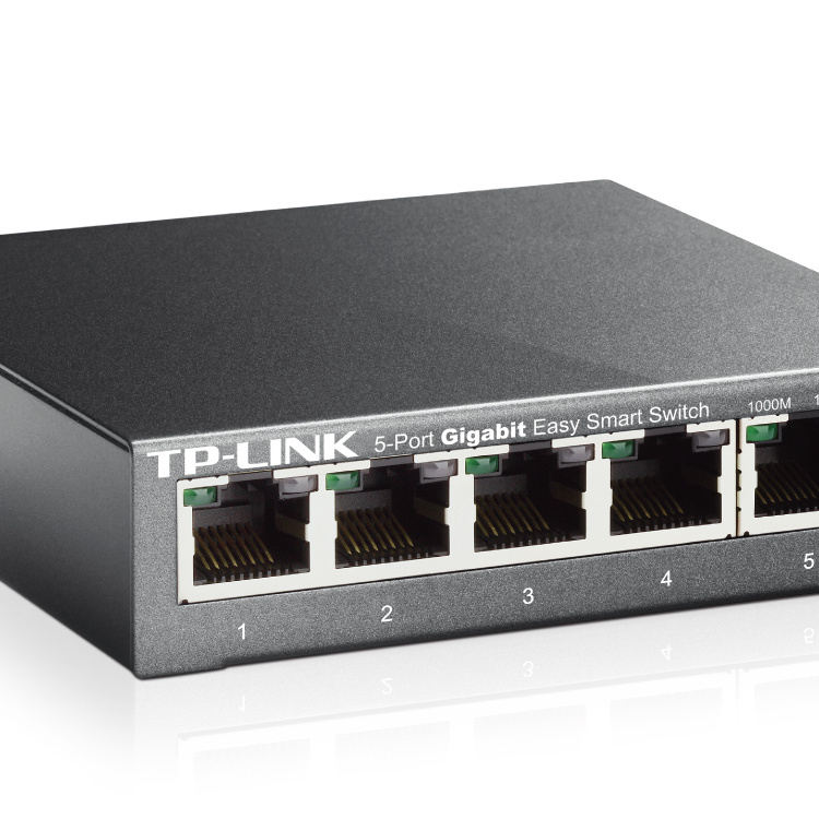 TP-Link TL-SG105E Géré L2 Gigabit Ethernet (10/100/1000) Noir