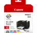 Canon Multipack de cartouches d'encre noire/cyan/magenta/jaune haut rendement PGI-1500XL