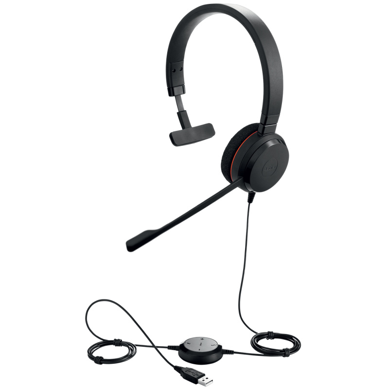 Jabra 4993-823-109 écouteur/casque Avec fil Arceau Bureau/Centre d'appels USB Type-A Noir