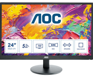 AOC M2470SWH LED display 59,9 cm (23.6") 1920 x 1080 pixels Full HD Noir