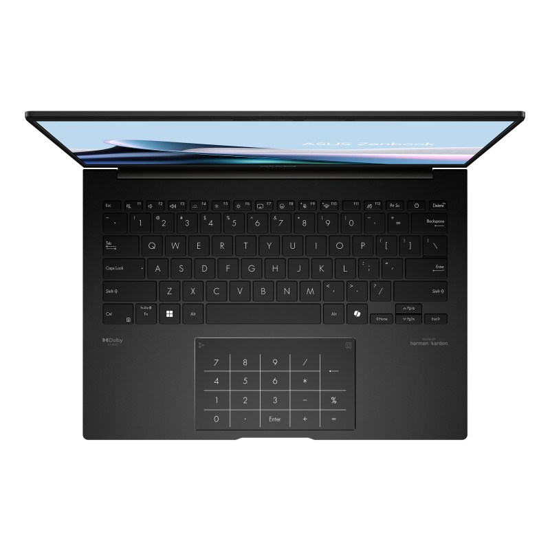 ASUS Zenbook 14 OLED UM3406KA-QD096W AMD Ryzen AI 5 340 Ordinateur portable 35,6 cm (14") WUXGA 16 Go LPDDR5x-SDRAM 512 Go SSD Wi-Fi 6E (802.11ax) Windows 11 Home Noir
