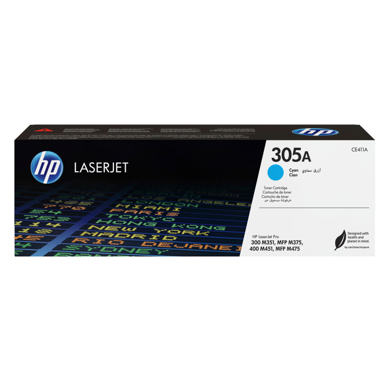 HP 305A toner LaserJet cyan authentique