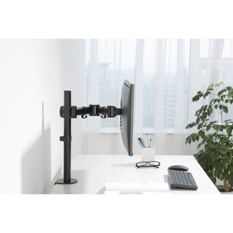 eSTUFF GLB226001 support d'écran plat pour bureau 81,3 cm (32") Noir