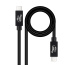Nanocable 10.01.5001 câble USB USB4 Gen 3x2 1 m USB C 40 Gbit/s 240 W Noir