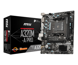 MSI A320M-A PRO carte mère AMD A320 Emplacement AM4 micro ATX
