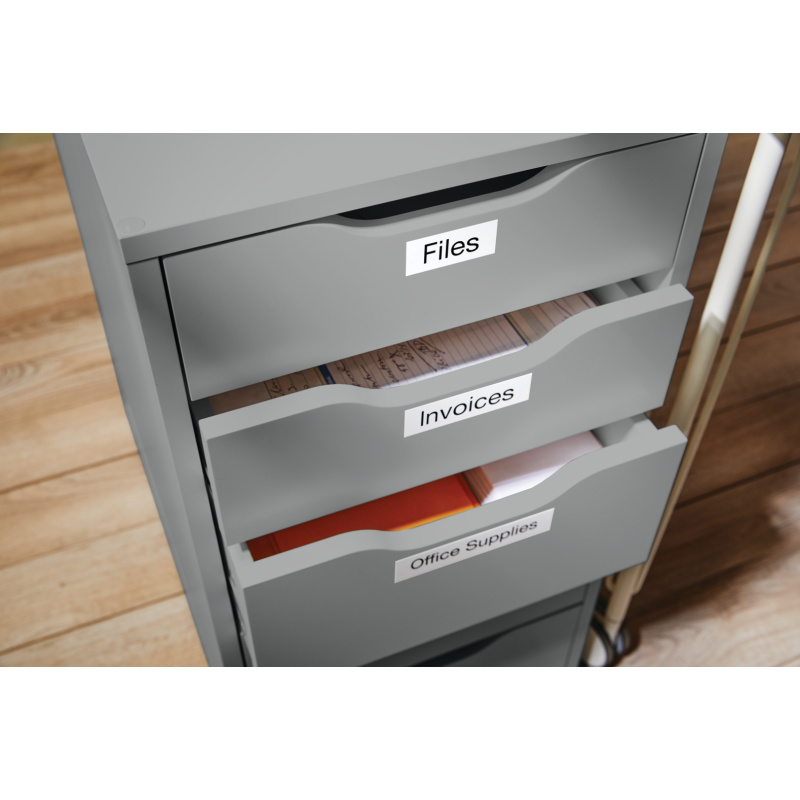 DYMO D1 - Standard Étiquettes - Noir sur blanc - 9mm x 7m