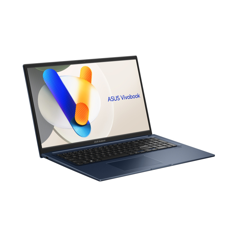 ASUS Vivobook 17 P1704VA-AU766X Intel® Core™ i3 i3-1315U Ordinateur portable 43,9 cm (17.3") Full HD 8 Go DDR4-SDRAM 512 Go SSD Wi-Fi 6 (802.11ax) Windows 11 Pro Bleu