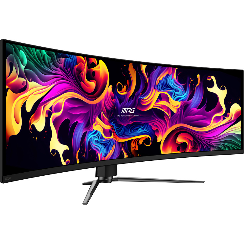 MSI MPG 491CQPX QD-OLED écran plat de PC 124,5 cm (49") 5120 x 1440 pixels Dual QHD Noir