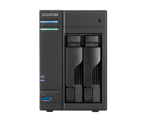 ASUS AS6102T NAS Intel® Celeron® N3050 2 Go DDR3L 0 To ADM Noir