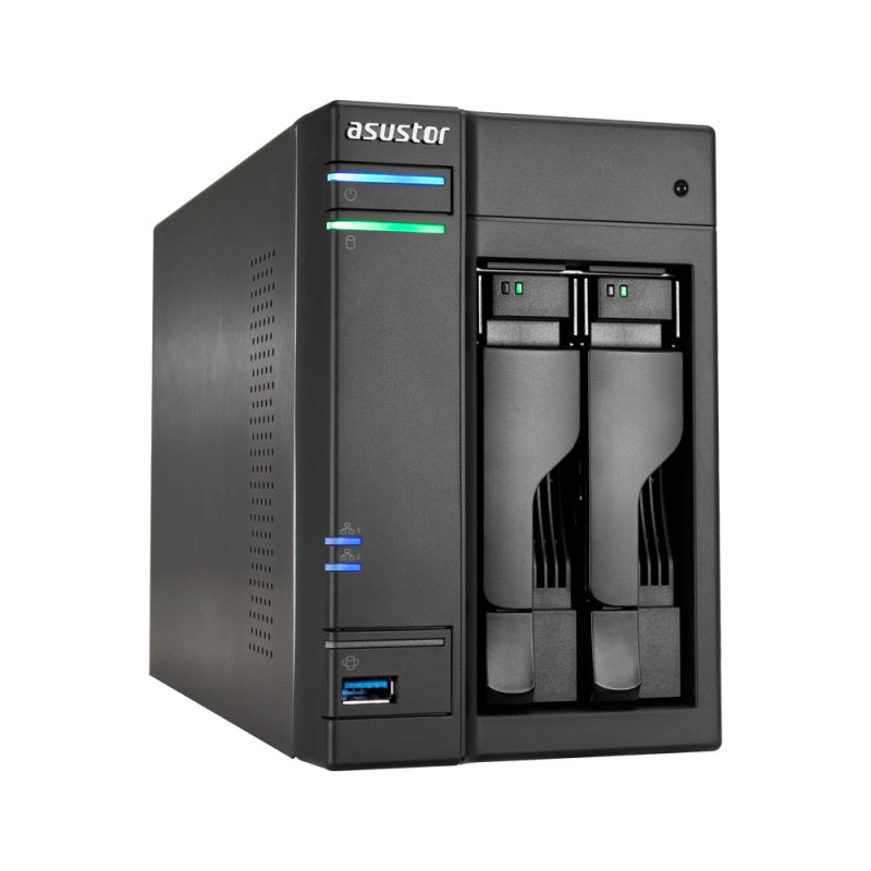 ASUS AS6102T NAS Intel® Celeron® N3050 2 Go DDR3L 0 To ADM Noir