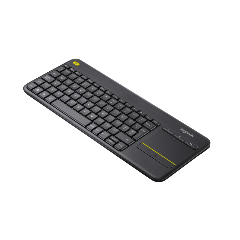 Logitech K400 Plus Tv clavier RF sans fil AZERTY Français Noir