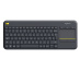 Logitech K400 Plus Tv clavier RF sans fil AZERTY Français Noir