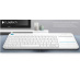 Logitech K400 Plus Tv clavier RF sans fil AZERTY Français Blanc