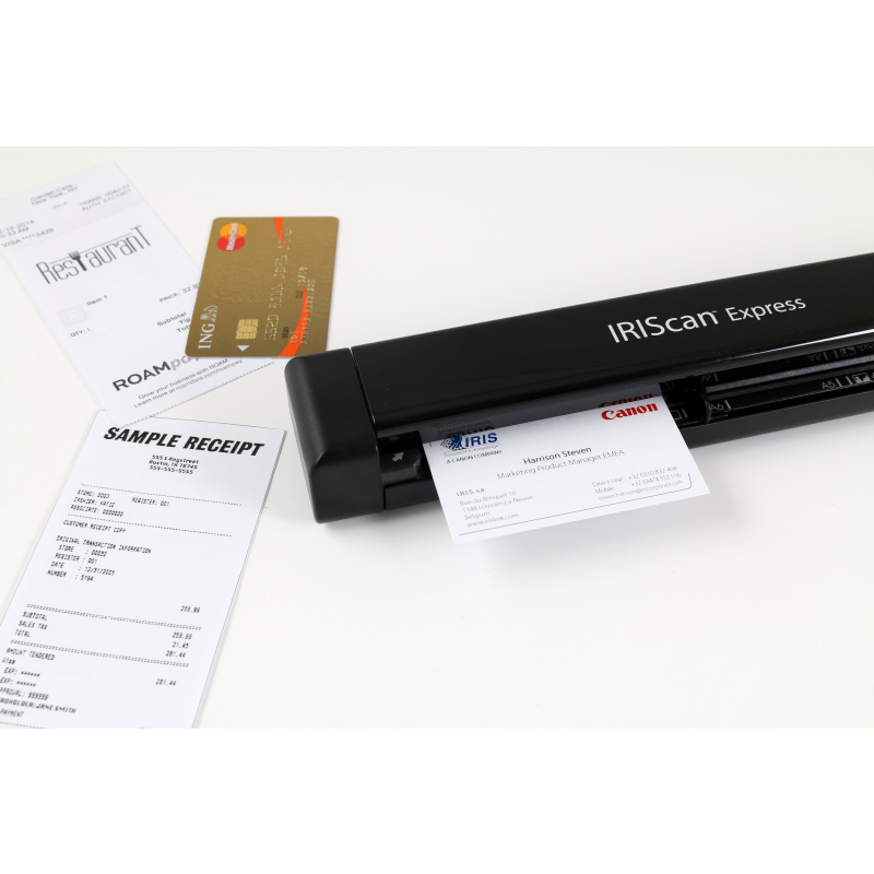 I.R.I.S. IRIScan Express 4 Alimentation papier de scanner 1200 x 1200 DPI A4 Noir