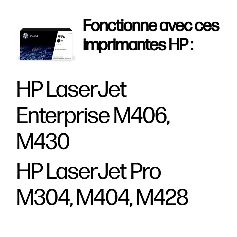 HP 59A Toner noir LaserJet authentique