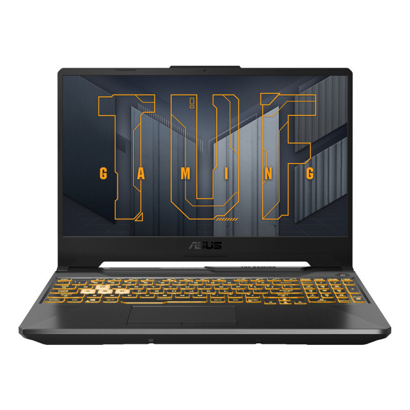ASUS TUF Gaming F15 TUF506HM-HN170W laptop Intel® Core™ i5 i5-11400H Ordinateur portable 39,6 cm (15.6") Full HD 16 Go DDR4-SDRAM 512 Go SSD NVIDIA GeForce RTX 3060 Max-Q Wi-Fi 6 (802.11ax) Windows 10 Home Noir, Gris