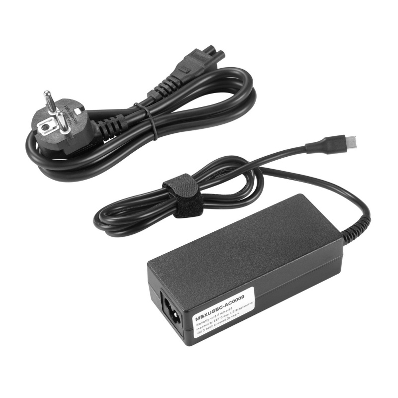 CoreParts MBXUSBC-AC0009 adaptateur de puissance & onduleur Intérieure 65 W Noir