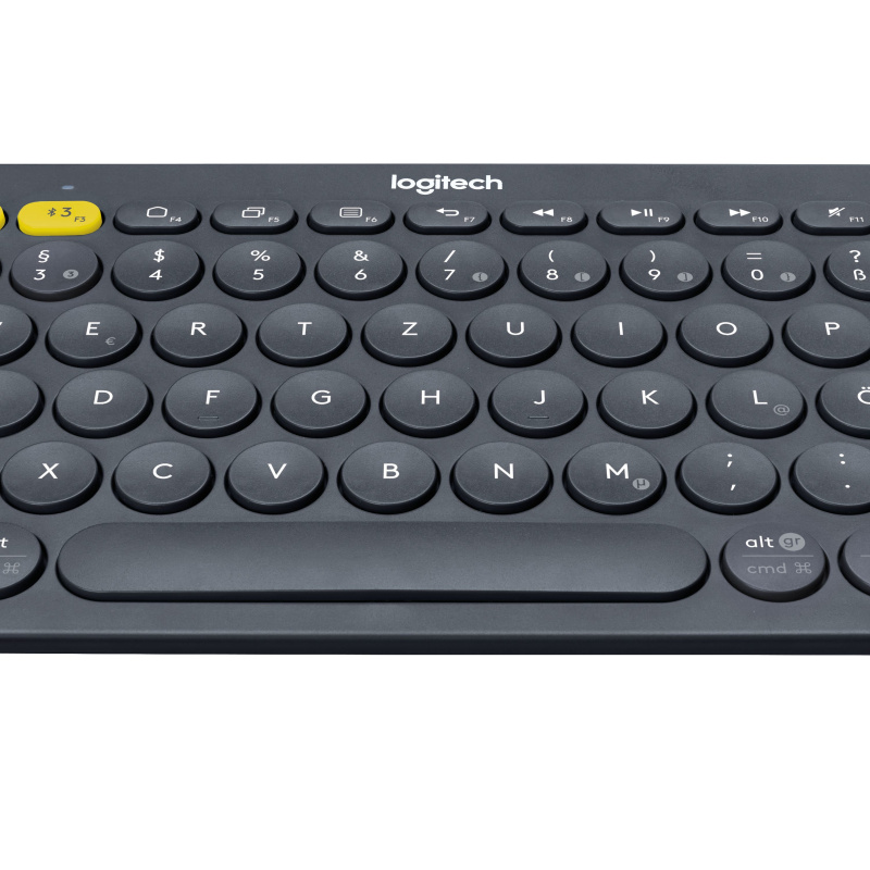 Logitech K380 Multi-Device clavier Bluetooth QWERTZ Allemand Gris