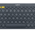 Logitech K380 Multi-Device clavier Bluetooth QWERTZ Allemand Gris