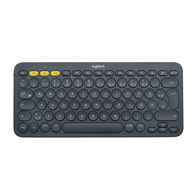 Logitech K380 Multi-Device clavier Bluetooth QWERTZ Allemand Gris